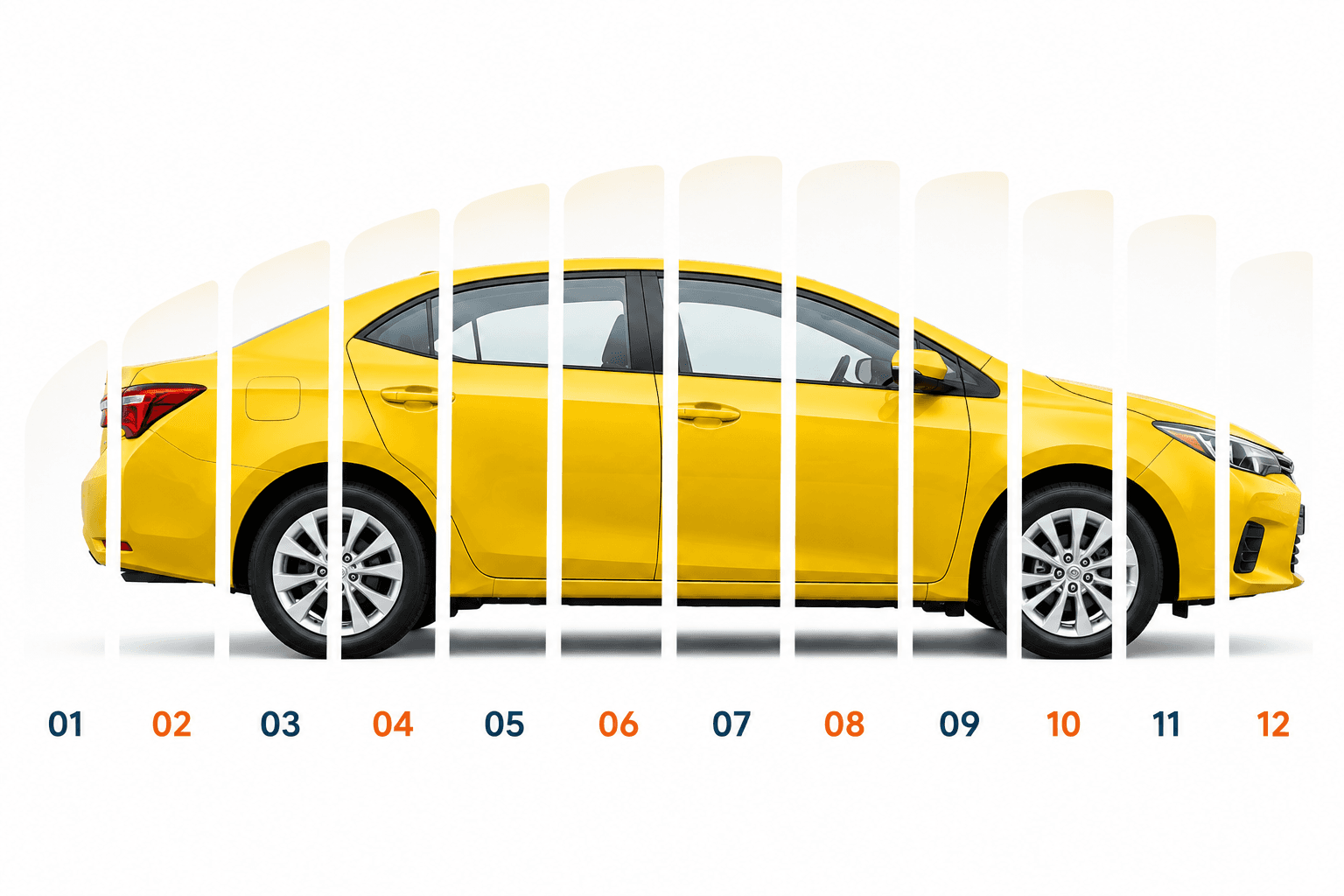 Comprehensive motor cover paid in 12 easy monthly instalments