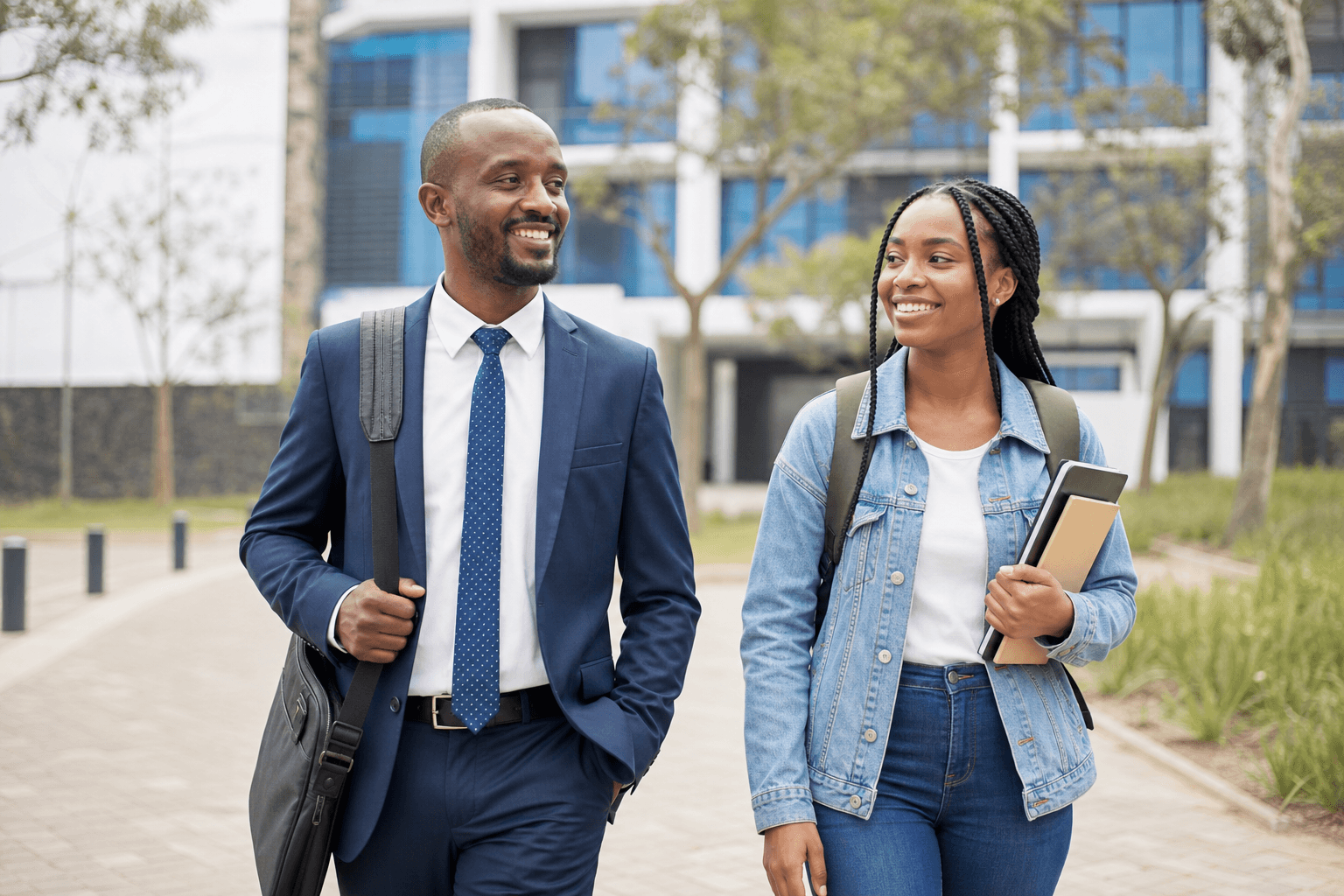 A working professional and a student, protected by APA Personal Accident cover