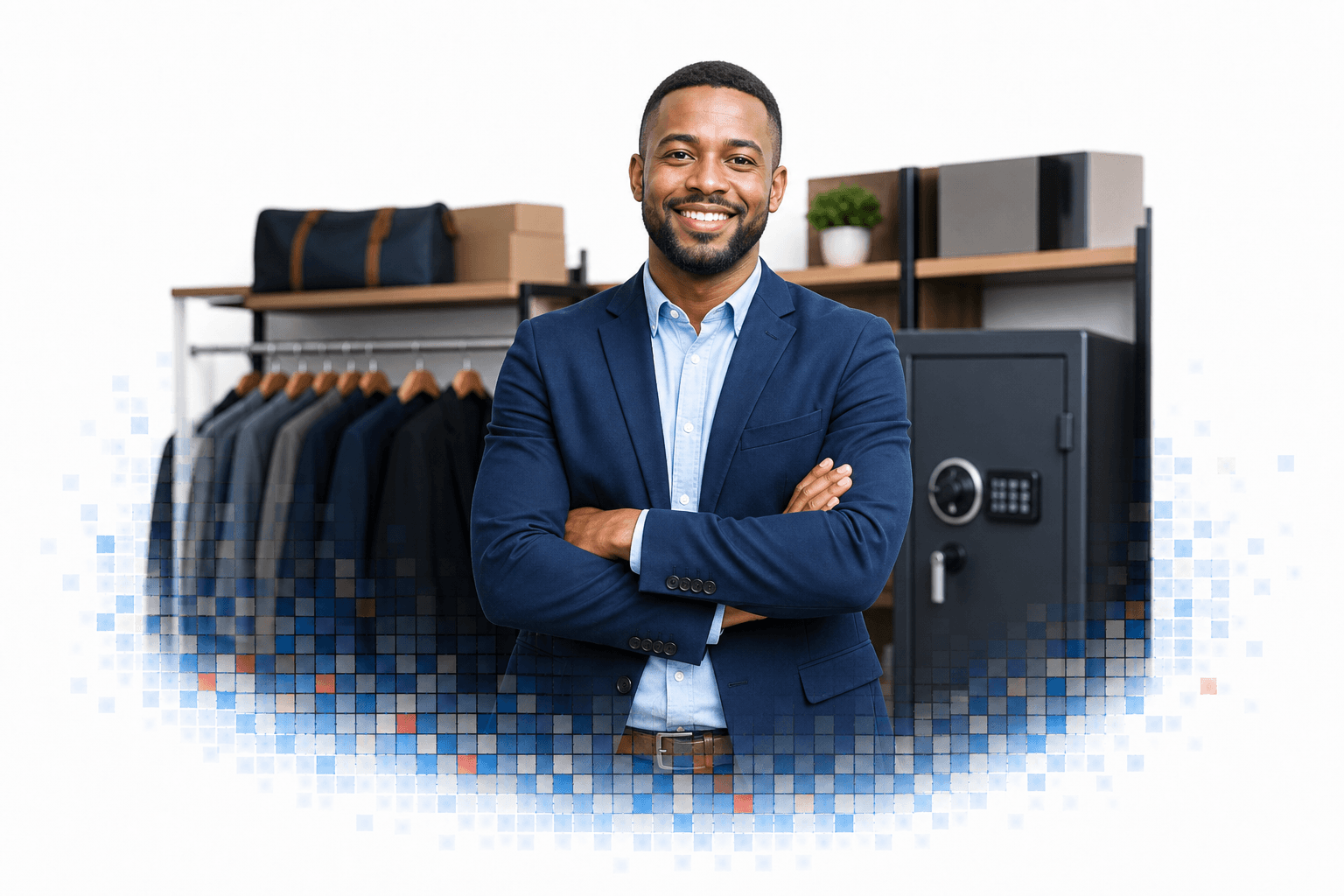 Business owner protected by APA theft insurance
